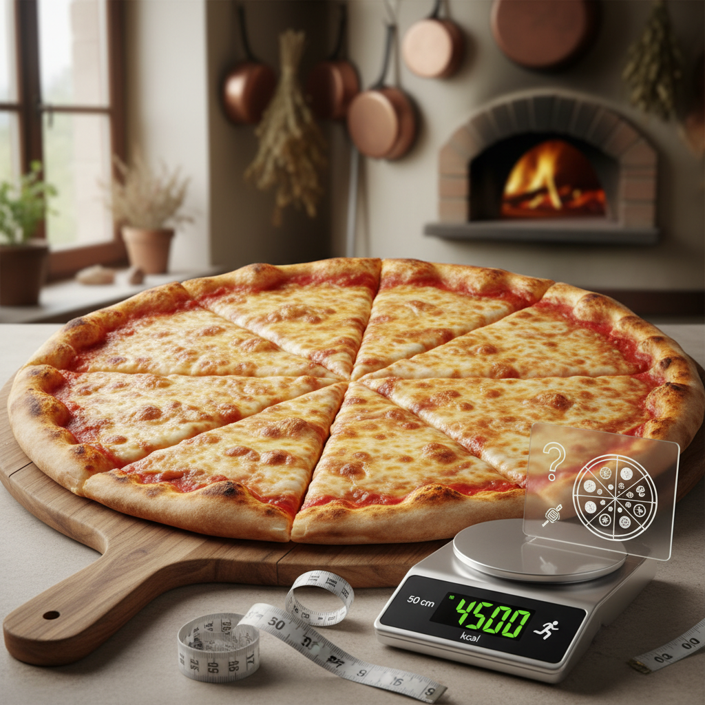 Pizzeria zdradza kalorie 50 cm pizzy. Czy to dobry wybór na dietę?